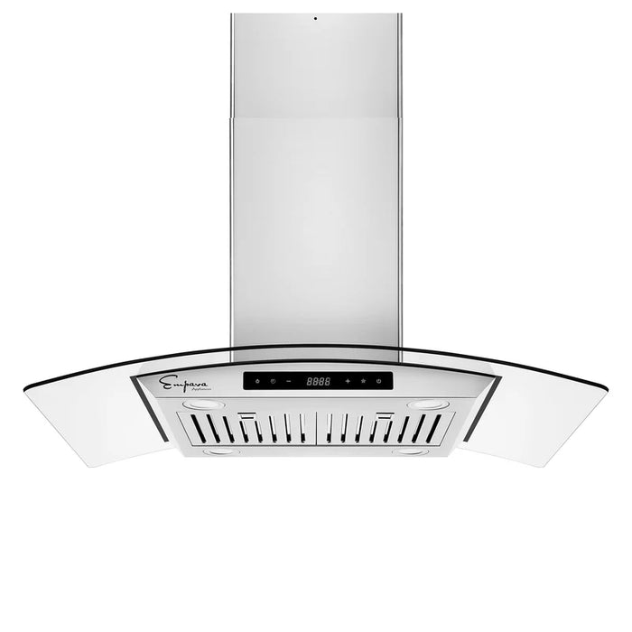 Empava 36 inch 400 CFM Kitchen Island Wall Mount Ducted Range Hood | EMPV-36RH09