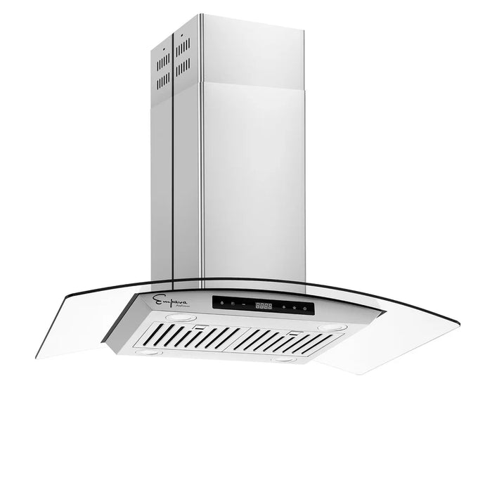 Empava 36 inch 400 CFM Kitchen Island Wall Mount Ducted Range Hood | EMPV-36RH09