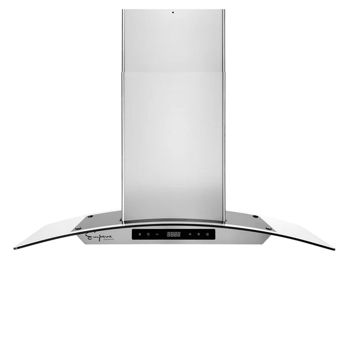 Empava 36 inch 400 CFM Kitchen Island Wall Mount Ducted Range Hood | EMPV-36RH09