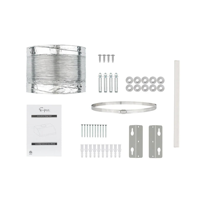 Empava 36 inch Ducted 500 CFM Under Cabinet Range Hood | EMPV-36RH02